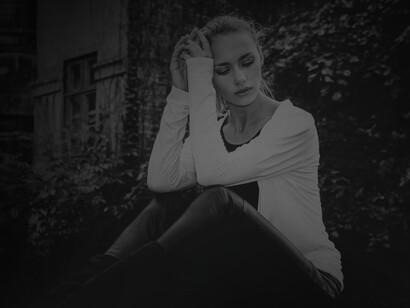 A woman coming to terms that she has been recently diagnosed with ADHD