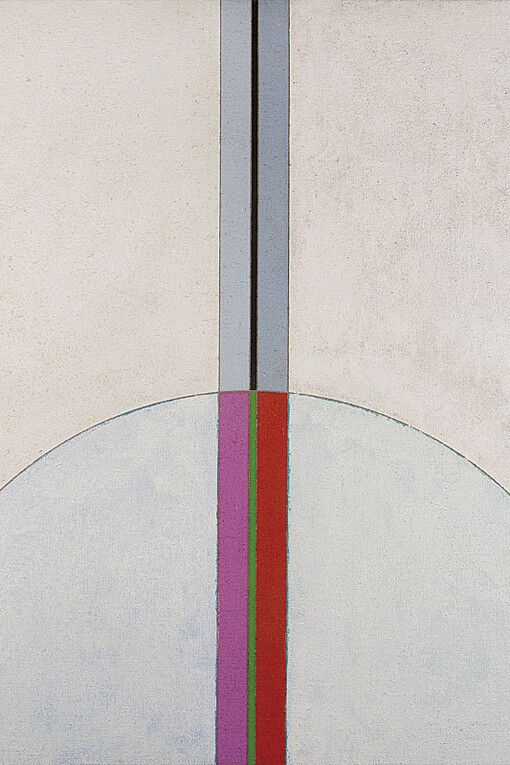 Eugenio Carmi, Infinito, detail, 1992, acrilici su juta, 100 x 100 cm
