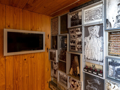 Freighted, exhibition view. Courtesy of Naturhistorisches Museum Wien