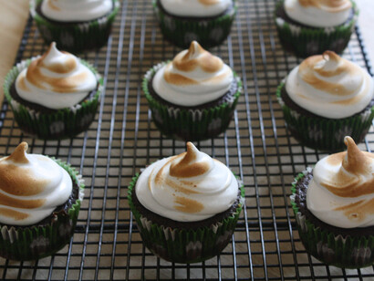 S’mores Cupcakes, preparation
