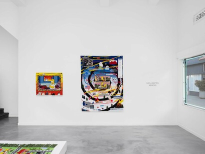 Kayla Mattes, Memesis, exhibition view. Courtesy of Charlie James Gallery