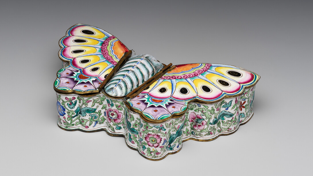 Inkstand in the shape of a butterfly, 19th century. Courtesy of the Metropolitan Museum of Art