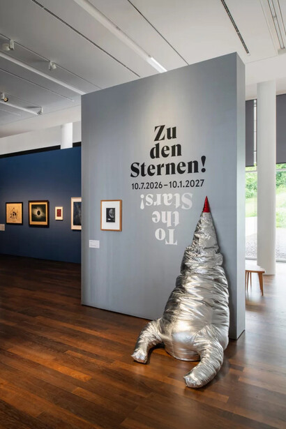 To the stars! Outer space and inner longing since modernism, exhibition view. Courtesy of Arp Museum