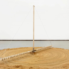 Günther Uecker, Sandmühle (detail), 1969/2014. Courtesy of Arp Museum 