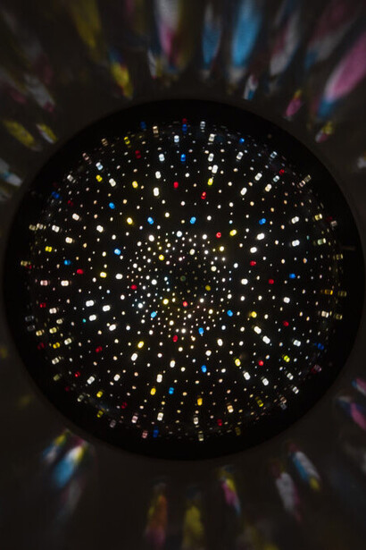 Gyula Kosice, Satelite de luz (detalle), 1970. Cortesía del Pérez Art Museum Miami