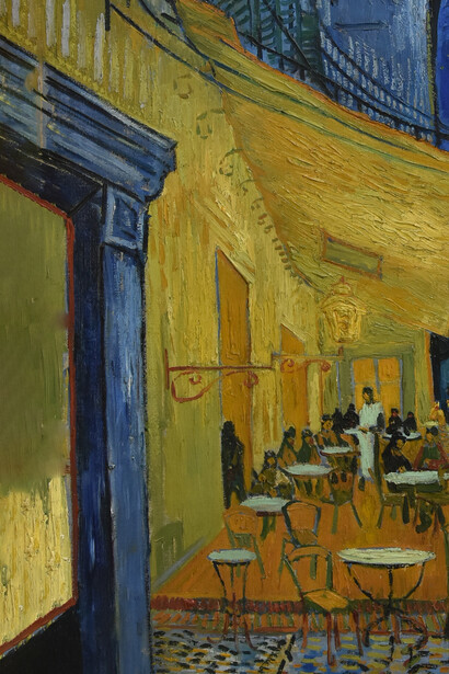 Vincent van Gogh, Terraza de café por la noche (detalle), 1888