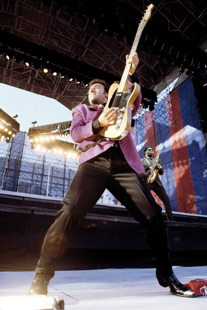 Guido Harari, Bruce Springsteen,Torino, Stadio, 8 settembre 1988 © Guido Harari