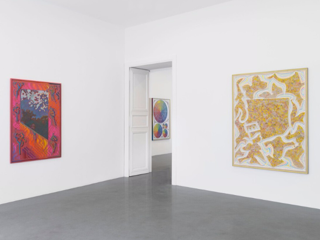 Zach Harris, Exhibition view. Courtesy of Perrotin Paris