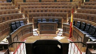 El Congreso de los Diputados vacío