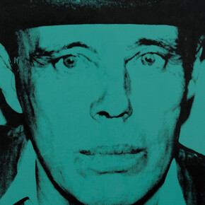 Andy Warhol, Joseph Beuys (detail), 1980. Courtesy of Skarstedt Gallery