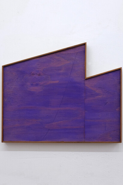 Joe Ferriso, Perimeter IV (violet), 2024. Courtesy of Eleanor Harwood Gallery