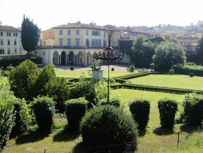 Veduta della Villa e del Giardino Torrigiani