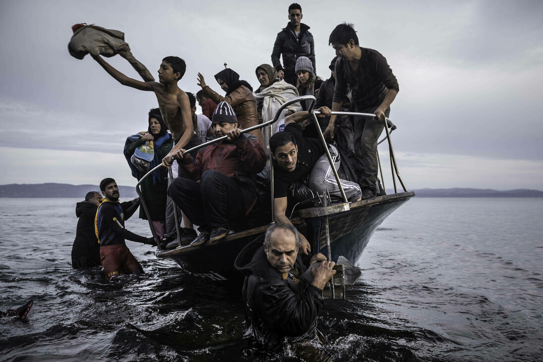 Europe Migration Crisis series, Sergey Ponomarev, 2015, Skala, Greece. © Sergey Ponomarev