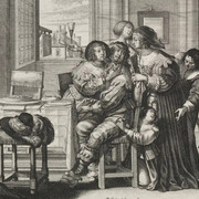 Abraham Bosse, The prodigal son: riotous living, 1635. Courtesy of Cleveland Museum of Art