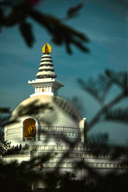 The World Peace Pagoda in Nepal brings Nepal's potential for peace and diversity to the forefront