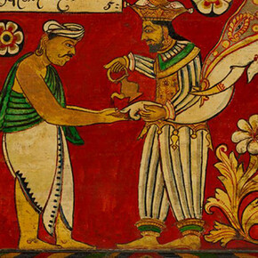 The tale of Prince Vessantara. Courtesy of Ashmolean Museum