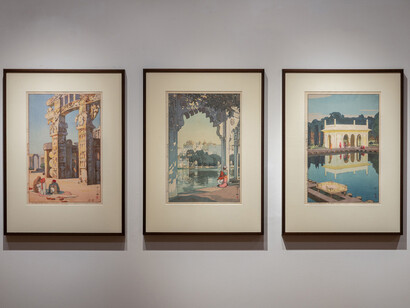 Destination India. Foreign artists in India 1857–1947, exhibition view. Courtesy of DAG