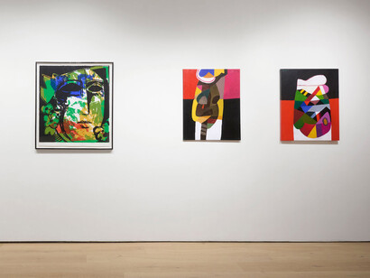 Dia Al-Azzawi, Excursion across time, exhibition view. Courtesy of Richard Saltoun Gallery 