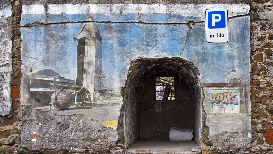 Jorge Conde . “A World-Size House” project. “Aqua Felice III”. Real Academia de España, Rome (Italy) 2016