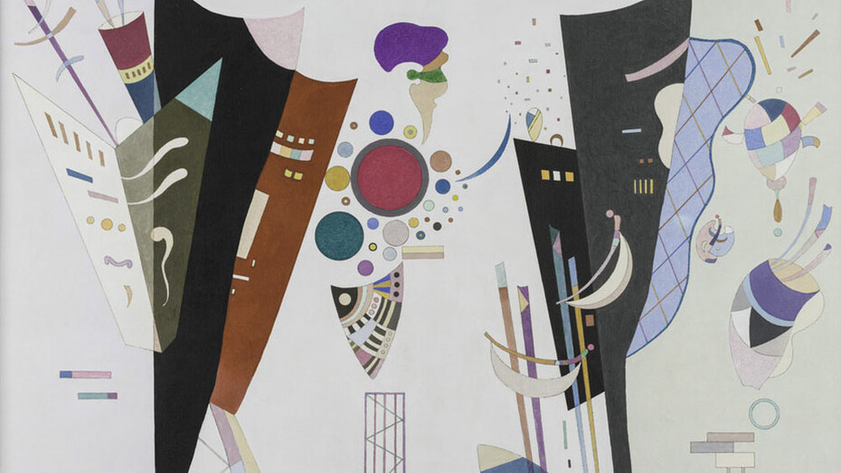 Vassily Kandinsky, Accord réciproque (detalle), 1942. Cortesía del Centre Pompidou Málaga