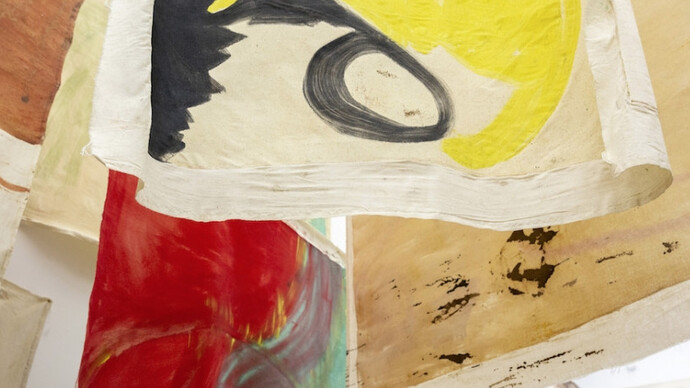 Vivian Suter. Courtesy of ICA Boston