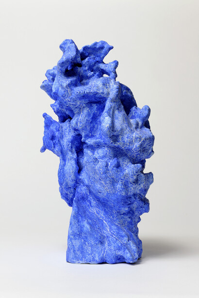 Maggi Hambling, Aftermath (Mother), bronze primed and hand coloured, h31 x w19 x d18cm, Photograph by Douglas Atfield