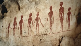 These ancestral depictions remind us of humanity's long journey from isolated tribes to a "global civilization," a process shaped by constant struggle and transformation over millennia