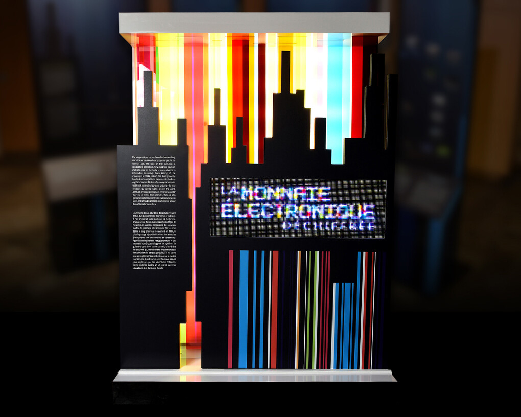 Decoding E-Money. Courtesy of Musée de la Banque du Canada