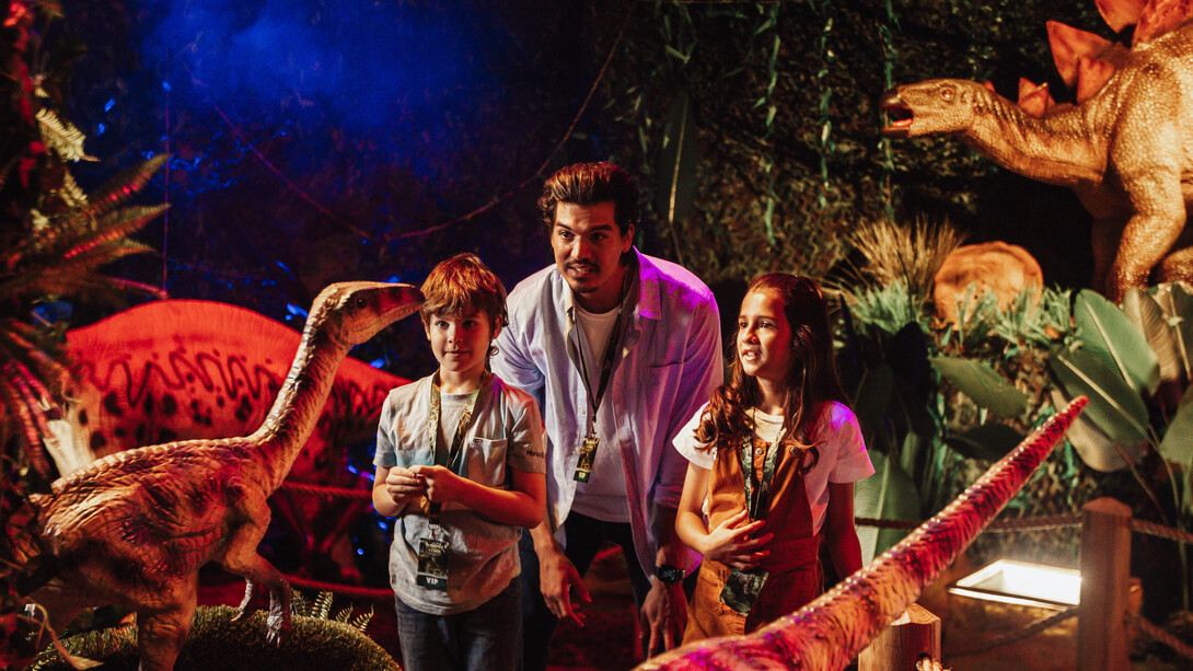 Dinos alive, an immersive experience. Courtesy of Fever