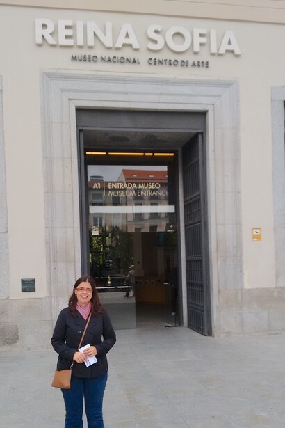 Entrada do Museo Nacional Centro de Arte Reina Sofía, Madrid (Espanha)