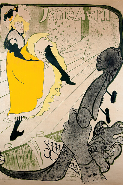 Henri de Toulouse-Lautrec- Jane Avril (Before Letters), 1893 - Color Lithography, 124x91,5 cm
© Herakleidon Museum, Athens, Greece