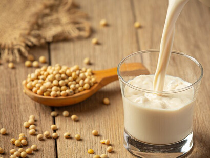 The nutritional benefits of soy milk along with an extensive selection of soy-based food and beverage products