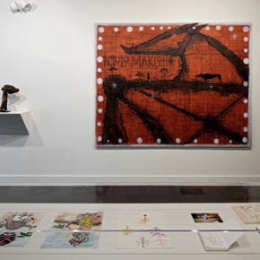 José Bedia Fieldwork, Exhibition view. Courtesy of NSU Art Museum