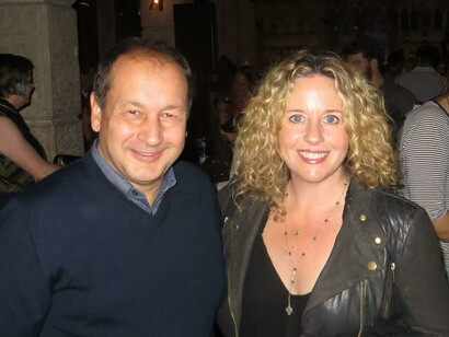 Michele Manzotti con Amy Helm (Venezia, 16 ottobre 2016, foto Cico Casartelli)