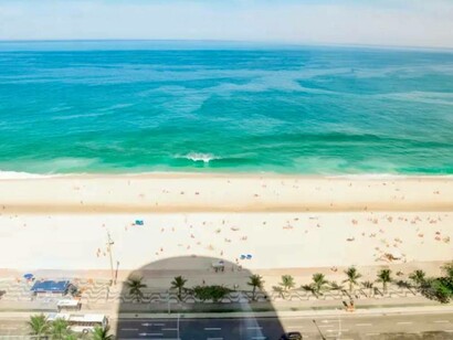 São Conrado beach in São Conrado, in Rio de Janeiro, Brazil