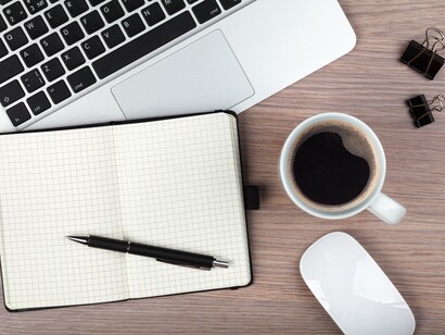 El escritorio de un blogger