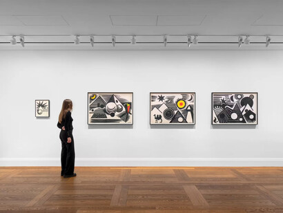 Calder : François Premier, vue de l’exposition. Avec l’aimable autorisation de la galerie Hauser & Wirth