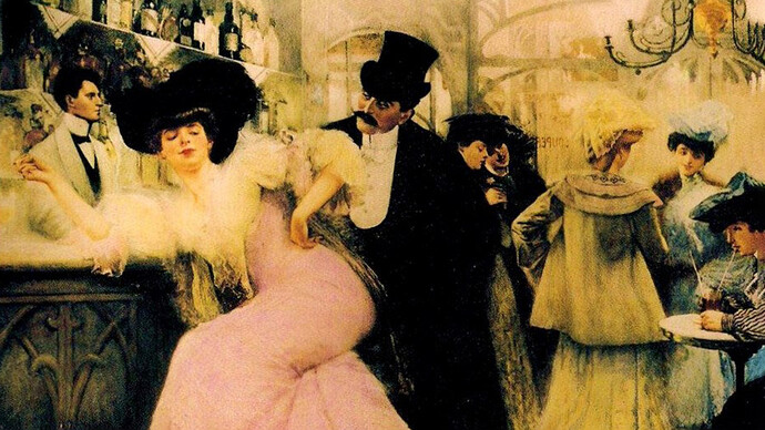 La Belle Époque. "El bar de Maxim", Pierre-Victor Galland
