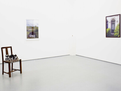 Mathew Sawyer, Please Take All Your Rubbish With You, installation view at Maria Stenfors, London. Photo: Lee James Thompson