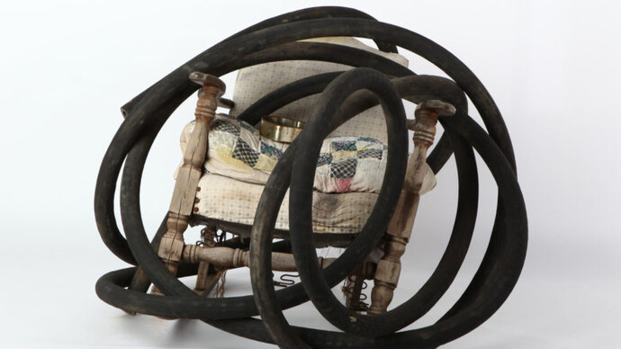 Dawn DeDeaux and Lonnie Holley. Courtesy of MASS MoCA