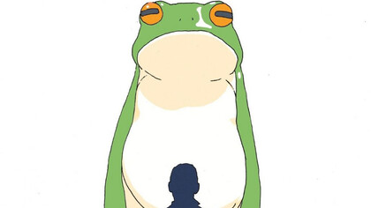 Illustrazione di Lorenzo Ceccotti per "Ranocchio salva Tokyo" di Murakami Haruki
