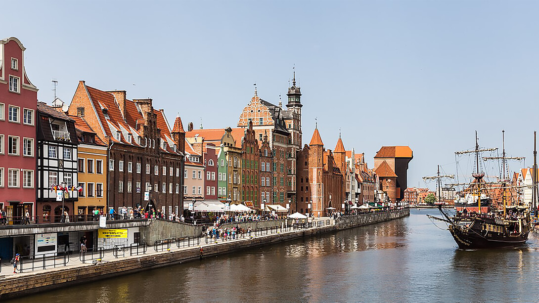 Gdańsk is a city on the Baltic coast of northern Poland