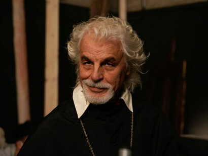 Michele Placido nei panni del cardinal Del Monte nel suo film L'Ombra di Caravaggio