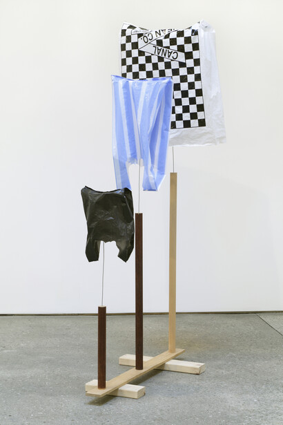 B Wurtz, Untitled, 1993, Mixed media, 68 x 38 1/4 x 22 inches. Courtesy the artist
