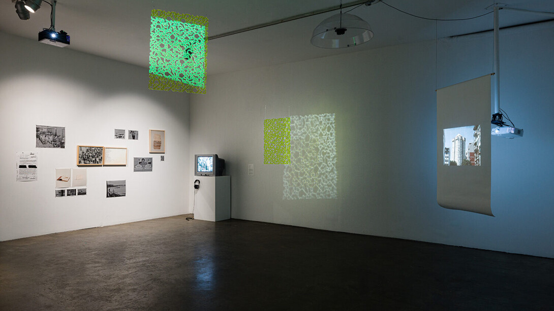 Various artists, To trace the line where your body cut the air, exhibition view. Courtesy of Smack Mellon