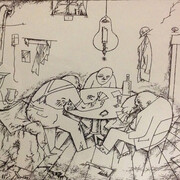 Solomon Nikritin, Study for People’s Court, early 1930’s © State Museum of Contemporary Art-Costakis collection (Thessaloniki -Greece)