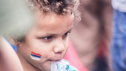 Lejos queda esta imagen: un niño con la bandera del Frente Amplio pintada en el rostro, asiste a la toma de posesión de José Mujica en 2010