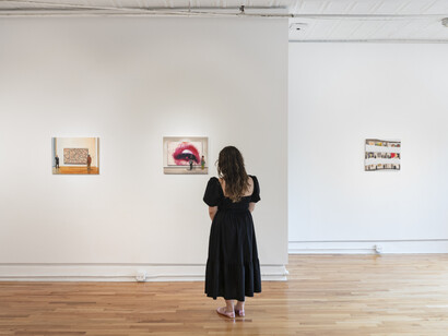 Joe Fig, Contemplating Compositions, 2023, installation view. Courtesy the artist and Cristin Tierney, NYC