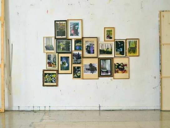 Gioacchino Pontrelli, C.E. Paesaggio 1P, 2012 dimensioni variabili, tecnica mista su carta fotografica,courtesy galleria Oltredimore, Bologna