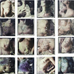 Margherita Chiarva, Transfert TR 0 (Composition of a woman), 2015, 22 x 22 cm each (16 frames) © Margherita Chiarva